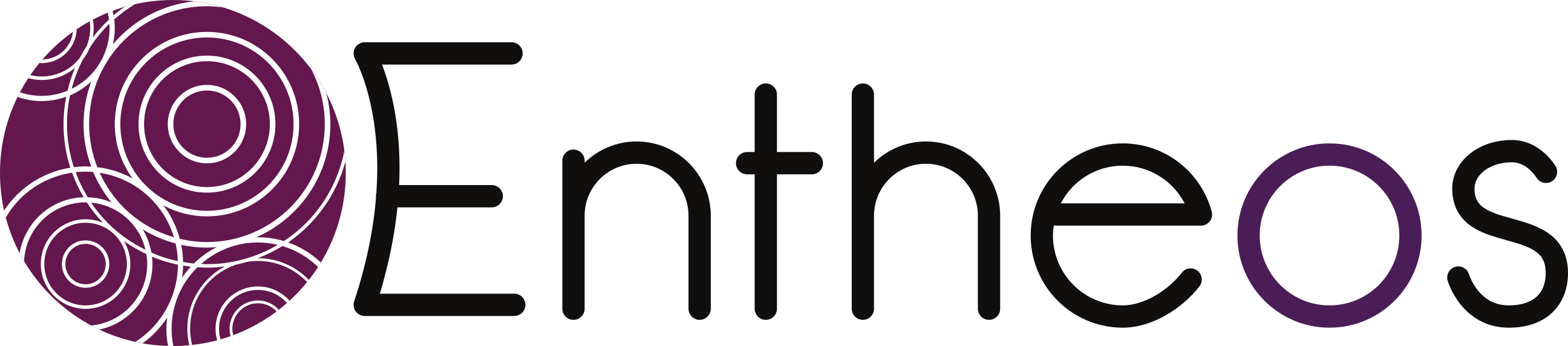 Entheos Logo Clear logo, Customized Learning Exercises for Aural Rehabilitation